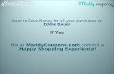 Save your money with all your purchase on Eddie Bauer using Eddie Bauer coupons.Eddie bauer