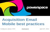 Presentation OMExpo - mobile and acquisition email