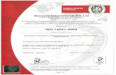 Benzene International Pte Ltd ISO  certificates