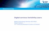 Developing digital services with users