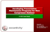 Stephen Renshaw - Assetivity - Developing preventive maintenance programs for new compressor stations – A CSG case study