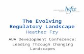 Development Conference 2014, The evolving Regulatory Landscape, Heather Fry