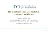 Reporting on Scientific Journal Articles