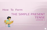 Simple Present Form[V Lesson1]