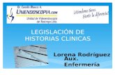 Legislacion historias clinicas