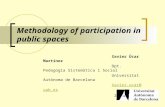 Methodology of participation in public spaces