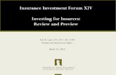 Investing for Insurers: Review and Preview 2014