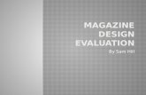 Magazine design evaluation