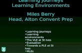 Learning Journeys, Learning Environments
