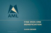 Gavin Diener, Allied Mineral Laboratories: Applying Gravity Separation Techniques to Fine Iron Ore