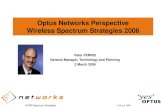 Optus Networks perspective Peter Ferris