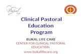 Clinical Pastoral Education (CPE) Program... Bukal Life Care
