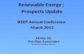 Pakistan's Renewable Energy prospects_an update