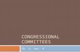 Congressional committees