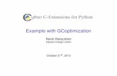 Introduction to cython: example of GCoptimization