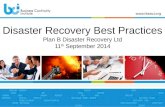 BCI &  Plan B DR best practice presentation 110914