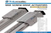 Tolomatic mxe electric rodless actuator catalog