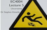 Ec4004 2008 Lecture 5 Uncertainty