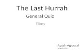 Elims+Answers Quiz@IIML