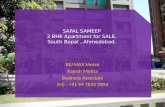 Safal Sameep, 2 BHK Apartment for SALE, @ South Bopal , Ahmedabad.