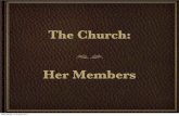 Chafer Bible Doctrines: Section 7- The church, her members