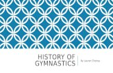 History of gymnastics