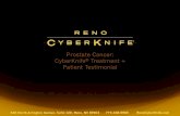 Reno CyberKnife: Prostate Cancer Patient Testimonial