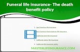 Funeral life insurance  the death benefit policy
