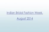 Best of Indian Bridal Fashion Week, August 2014