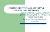 Cross Sectional Study & Sampling Method