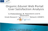 Organic.Edunet Web Portal - User Satisfaction Analysis (EFITA 2011)