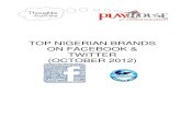 Top 10 Nigerian Brands on Facebook & Twitter (October 2012)