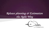 Release planning & estimation the agile way