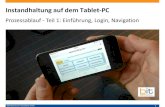B&IT-Prozessblauf: Mobile Instandhaltung auf Tablet PC / iPad - Übersicht