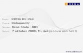 DDMA / RDC: Datakwaliteit