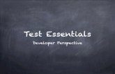 Test Essentials @mdevcon 2012