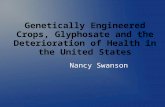 GMO Crops, Glyphosate and the deterioration of health in the USA