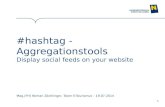 Hashtag Aggregation - Tools