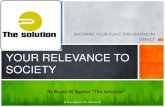 Your relevance to society pdf