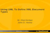 Using UML to define XML document types
