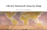 Library Research for Human Rights Guide