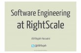 Software Engineering at RightScale