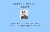 Lester Allen Rogers - Vietnam Veteran