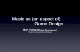 Music as (an aspect of) Game Design - Rich Vreeland: NGDC 2012