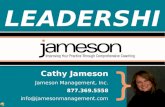 Leadership Webinar With Cathy Jameson