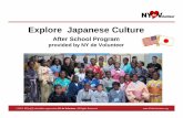 Explore Japanese Culture After School Program 2011