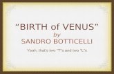 Botticelli and The Birth of Venus