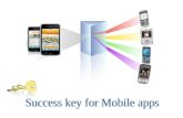 Success key for Mobile apps
