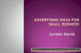Advertising ideas for Small Business