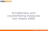 Fact sheets about PriceMinister anti-counterfeiting measures (2008)